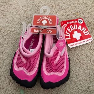 Pink water shoes